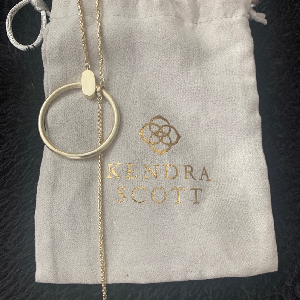 Kendra Scott Small Tegan Necklace in Gold